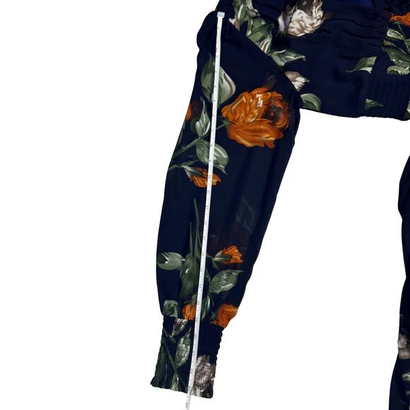 Baltic Born Olivia Midnight Navy Floral Maxi Dress Women's Medium Boho Cottage - Picture 10 of 16